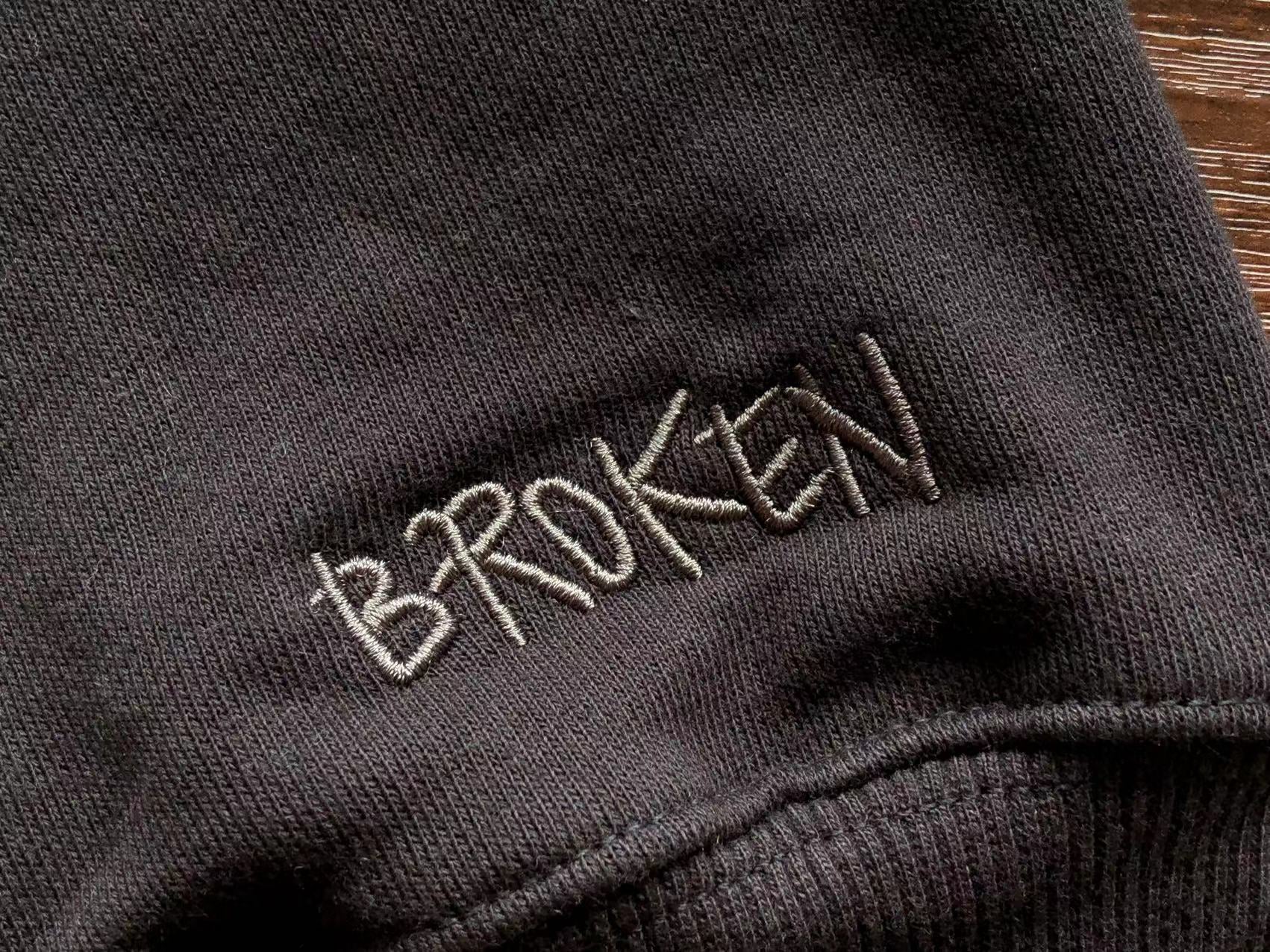 Broken Planet Hoodie "trapped in time"