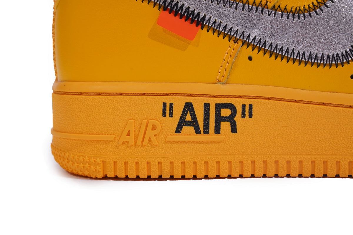 Nike Air Force 1 Off-White University Gold