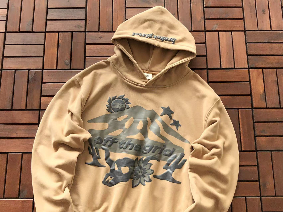 Broken Planet Hoodie "off the grid"