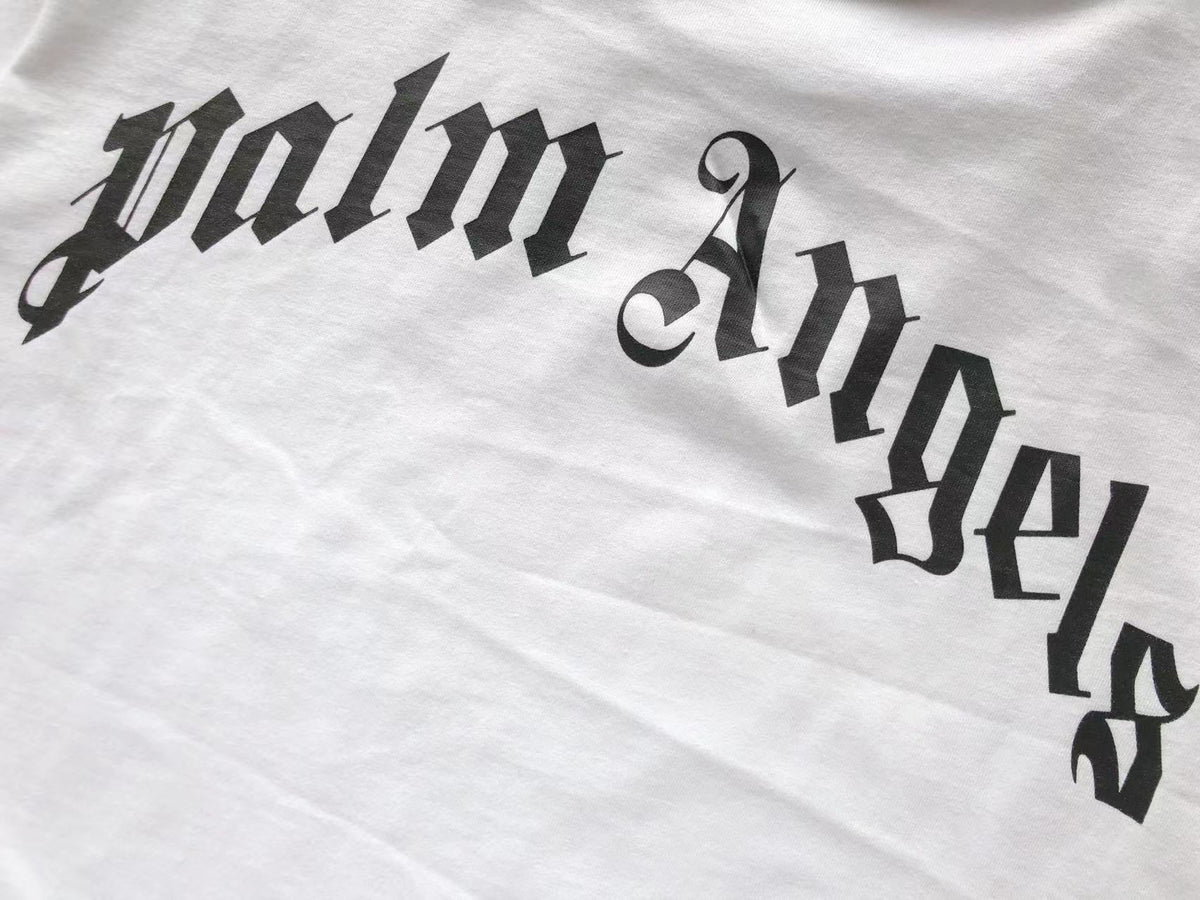 T-Shirt Palm Angels White Shark