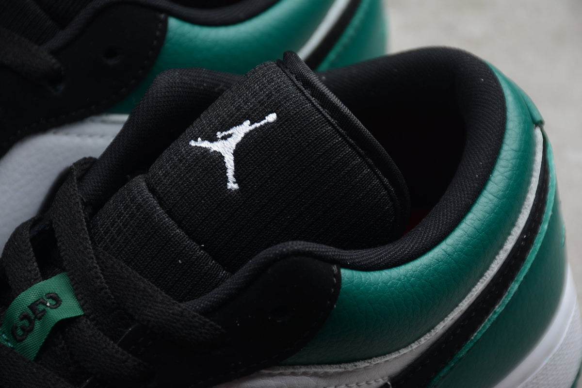 Jordan 1 Low White Black Mystic Green