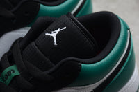 Jordan 1 Low White Black Mystic Green
