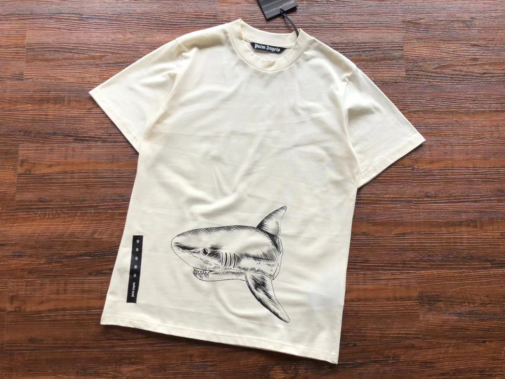 T-Shirt Palm Angels Broken Shark