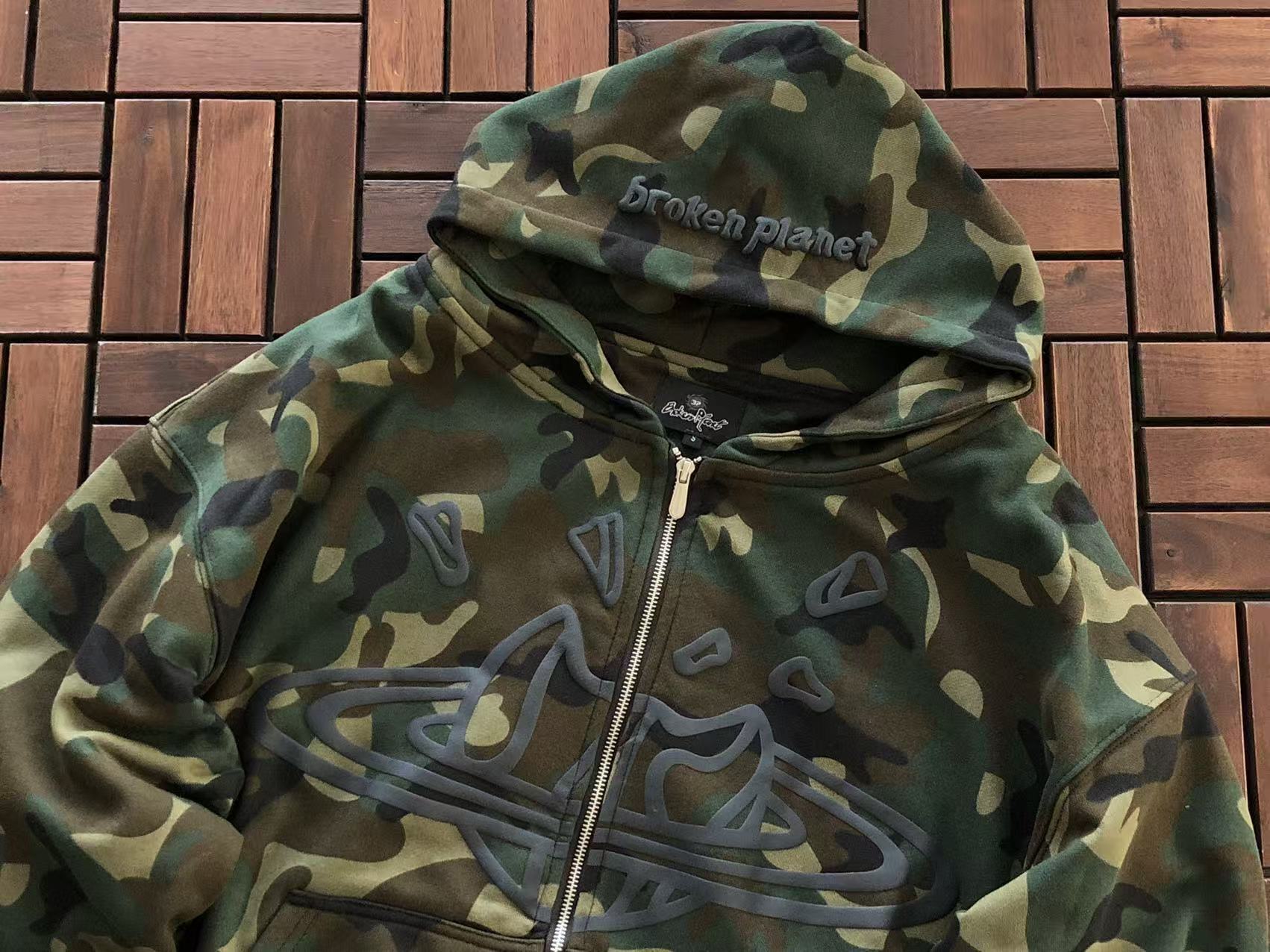 Broken Planet Hoodie Zip Up