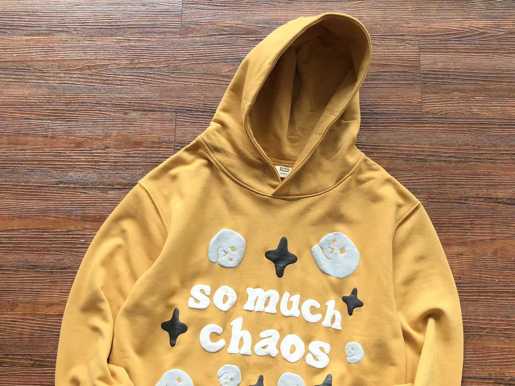 Broken Planet Hoodie Amarelo
